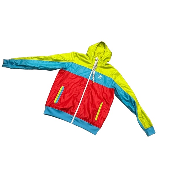 adidas Other - Adidas Color Block Reversible Logo Windbreaker XL